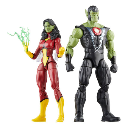Skrull Queen & Super-Skrull Avengers: Beyond Earth's Mightiest Marvel Legends Action Figures 15 cm