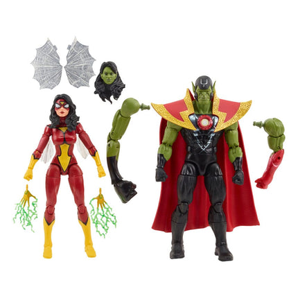 Skrull Queen & Super-Skrull Avengers: Beyond Earth's Mightiest Marvel Legends Action Figures 15 cm