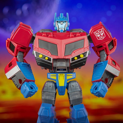 Optimus Prime Animated Universe Transformers Generations Legacy United Voyager Class Action Figure 18 cm