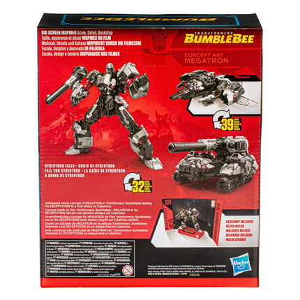 Megatron Concept Art Transformers: Bmublebee Studio Series Leader Class 109 Action Figure 22 cm