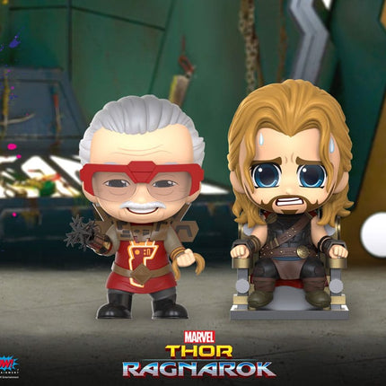 Stan Lee & Thor Ragnarok Marvel Cosbaby (S) Mini Figures 10 cm