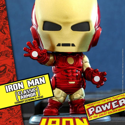 Iron Man (Classic Armor) Marvel Comics Cosbaby (S) Mini Figure 10 cm