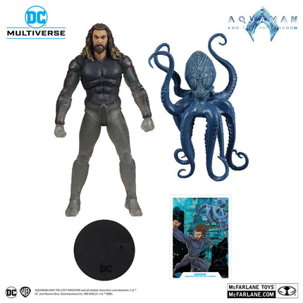 Aquaman (Stealth Suit with Topo) (Gold Label) Aquaman and the Lost Kingdom DC Multiverse Action Figure 18 cm