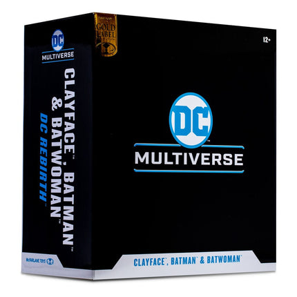 Clayface, Batman & Batwoman DC Multiverse Action Figures Multipack Gold Label 18 cm