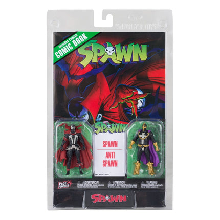 Spawn and Anti-Spawn (Spawn #1) Figures 2-Packs Page Punchers