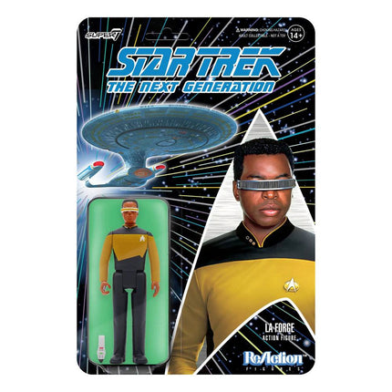 Komandor porucznik La Forge Star Trek: The Next Generation ReAction Figurka Wave 2 10 cm
