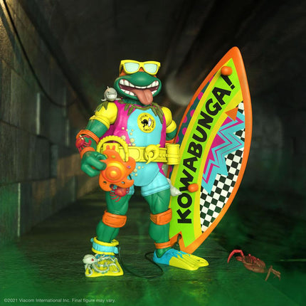 Sewer Surfer Mike Teenage Mutant Ninja Turtles Ultimates Figurka 18 cm